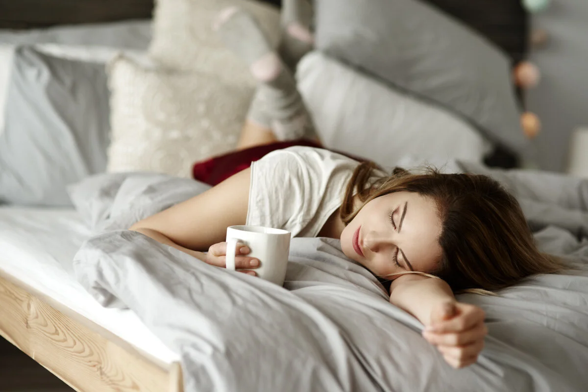 Interconnected lifestyle elements represented in a calm setting